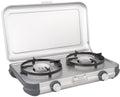 Campingaz camping kitchen 2 camping kooktoestel - 2 pits camping gas kooktoestel - 2x 2000 watt - zilvergrijs