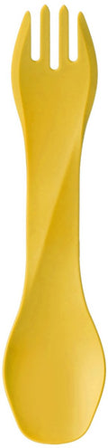 Human gear - gobites bio - reusable - cutlery - spork - yellow - camping cutlery