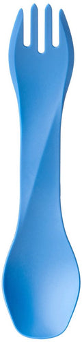 Human gear - gobites bio - reusable - cutlery - spork - light blue - camping cutlery