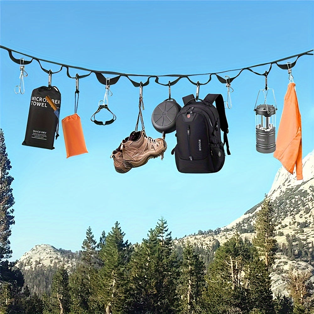 NNETM Camping Gear Storage Strap with 19 Buckles