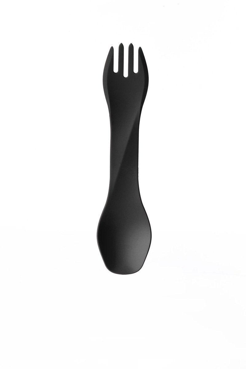 Human gear - gobites bio - reusable - cutlery - spork - black - camping cutlery