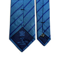 Blue Striped Silk Repp Tie