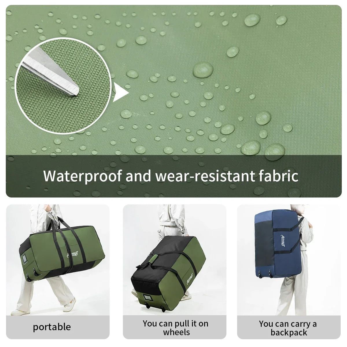 Camping Gear Storage Box with Wheels