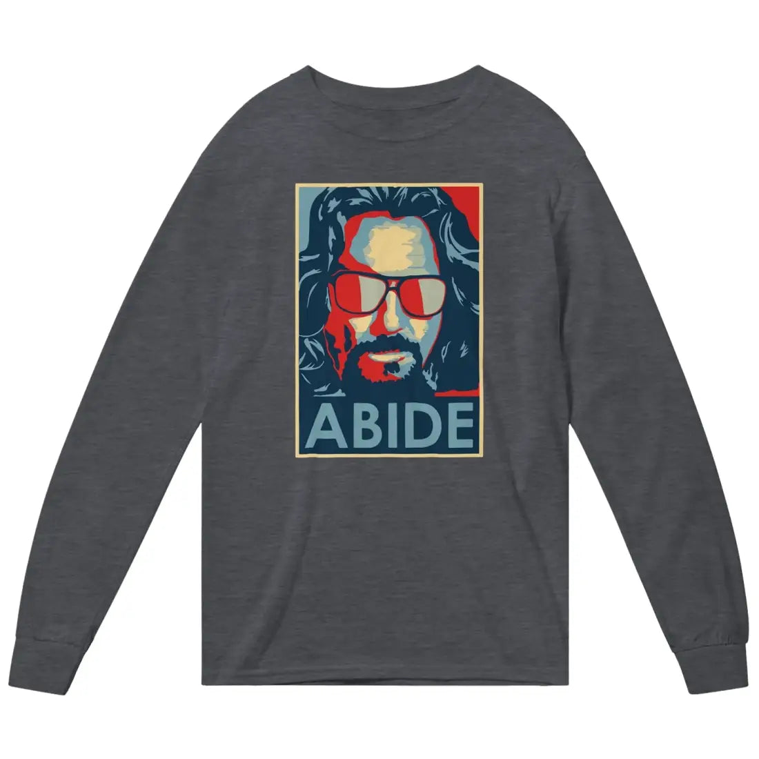 Big Lebowski Abide, Hope Style Long Sleeve Shirt