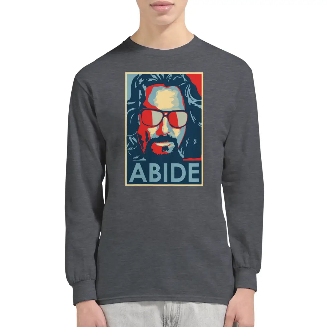Big Lebowski Abide, Hope Style Long Sleeve Shirt