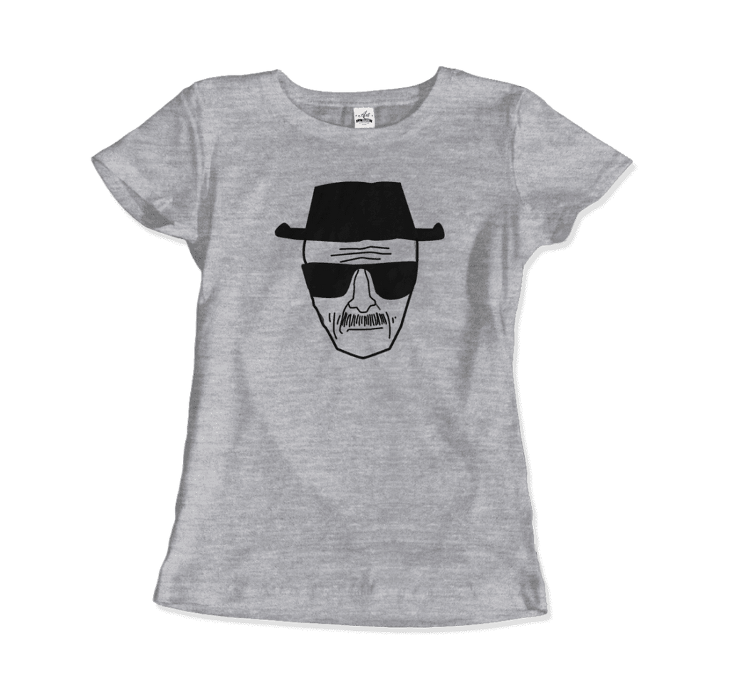 Walter White with Porkpie Hat and Sunglasses Sketch t-shirt