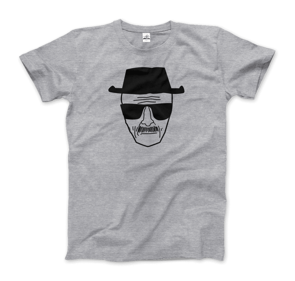 Walter White with Porkpie Hat and Sunglasses Sketch t-shirt