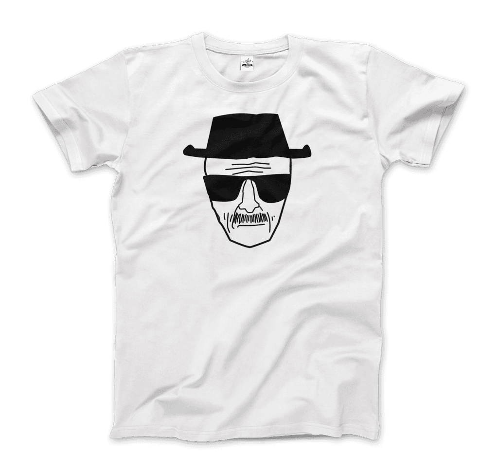 Walter White with Porkpie Hat and Sunglasses Sketch t-shirt